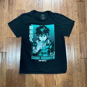 My Hero Academia Izuku Anime T-Shirt, Size L